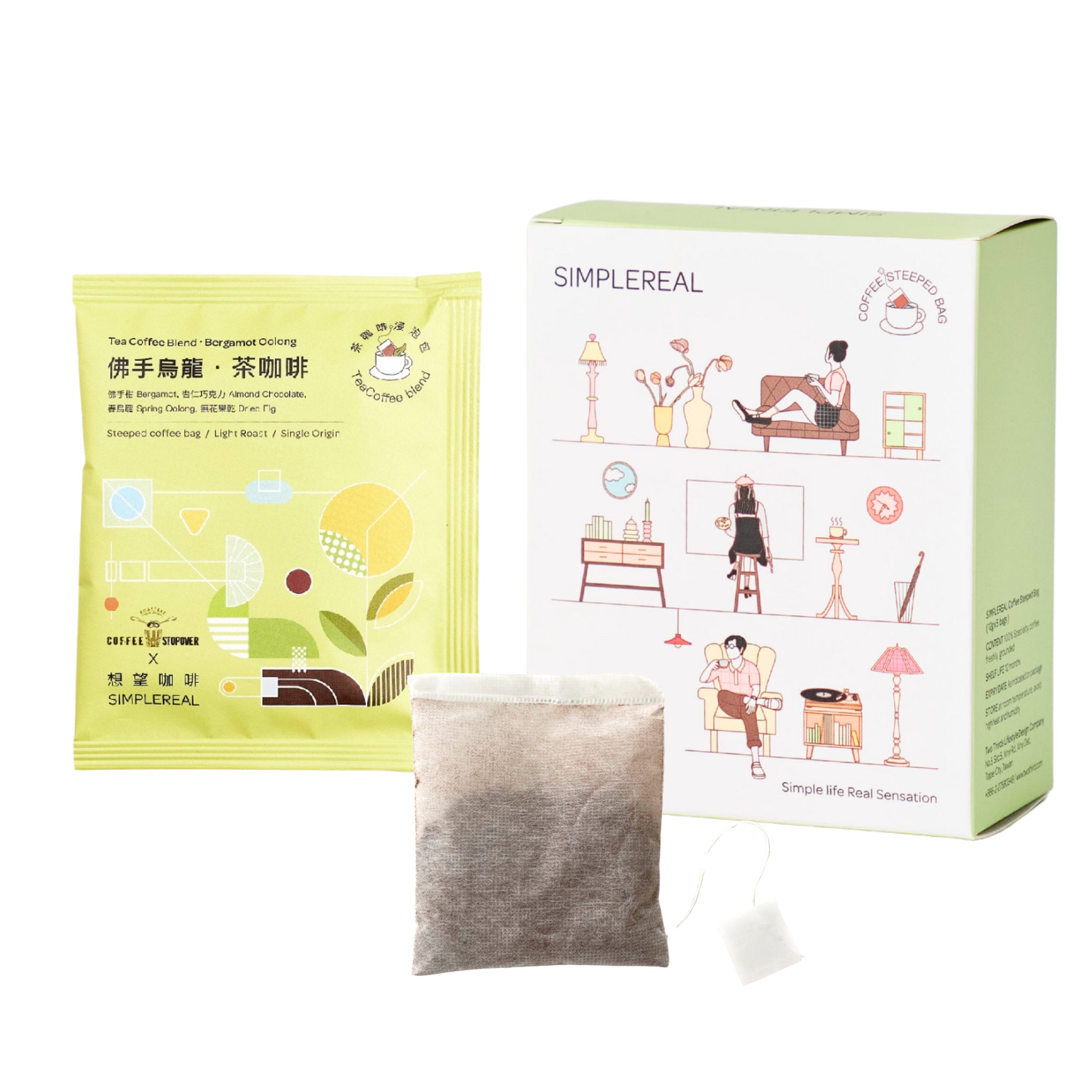 FoShou Oolong｜Steeped Bag Tea Coffee Blend | Single | 5-Pack | 10-Pack